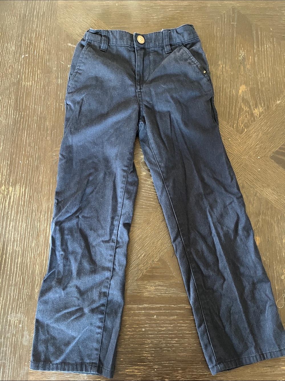Quiksilver Boys Navy Straight Leg Casual Pants